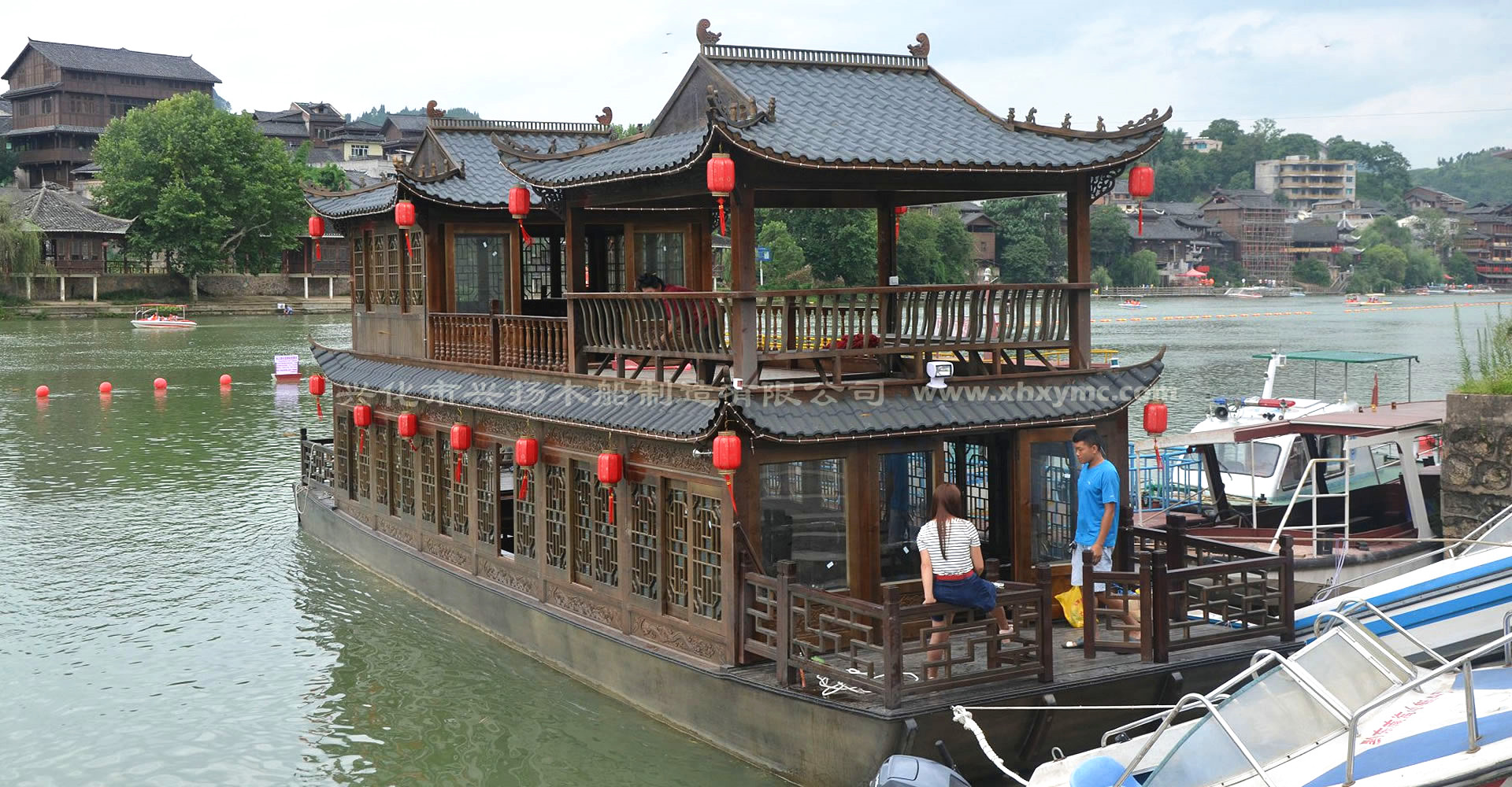 16m双层仿古画舫船