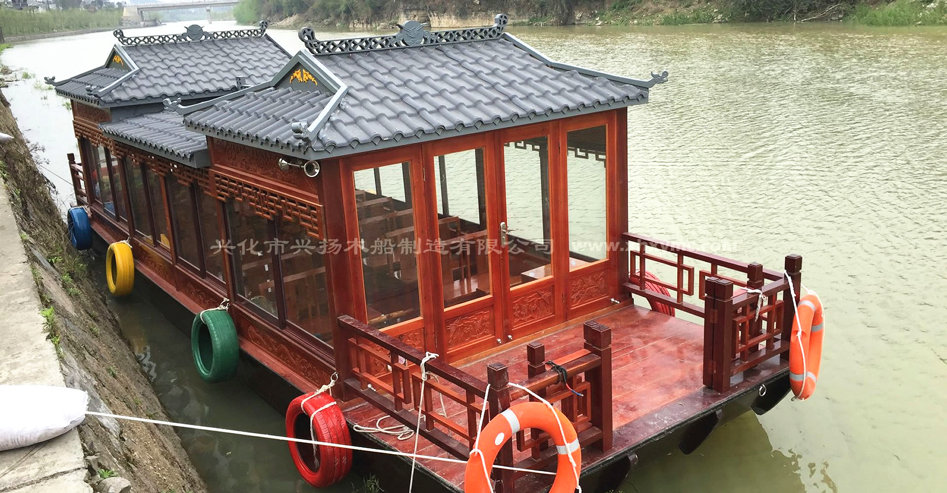 10m木质画舫船