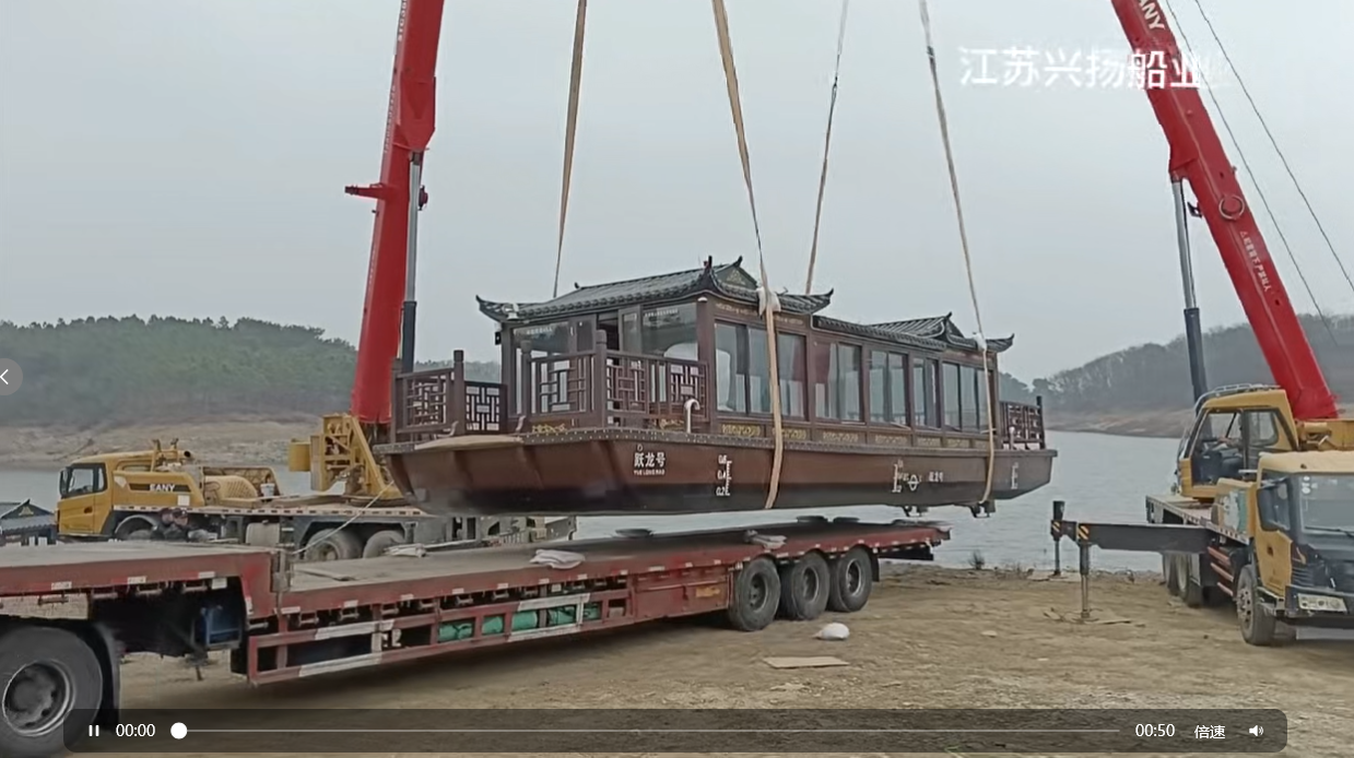 <strong>非遗载韵，舟行鹭境——兴扬画舫船点亮白鹭岛的水墨长卷</strong>